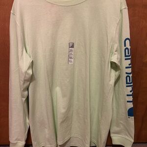 Carhartt Men's Light Green Long Sleeve Tee